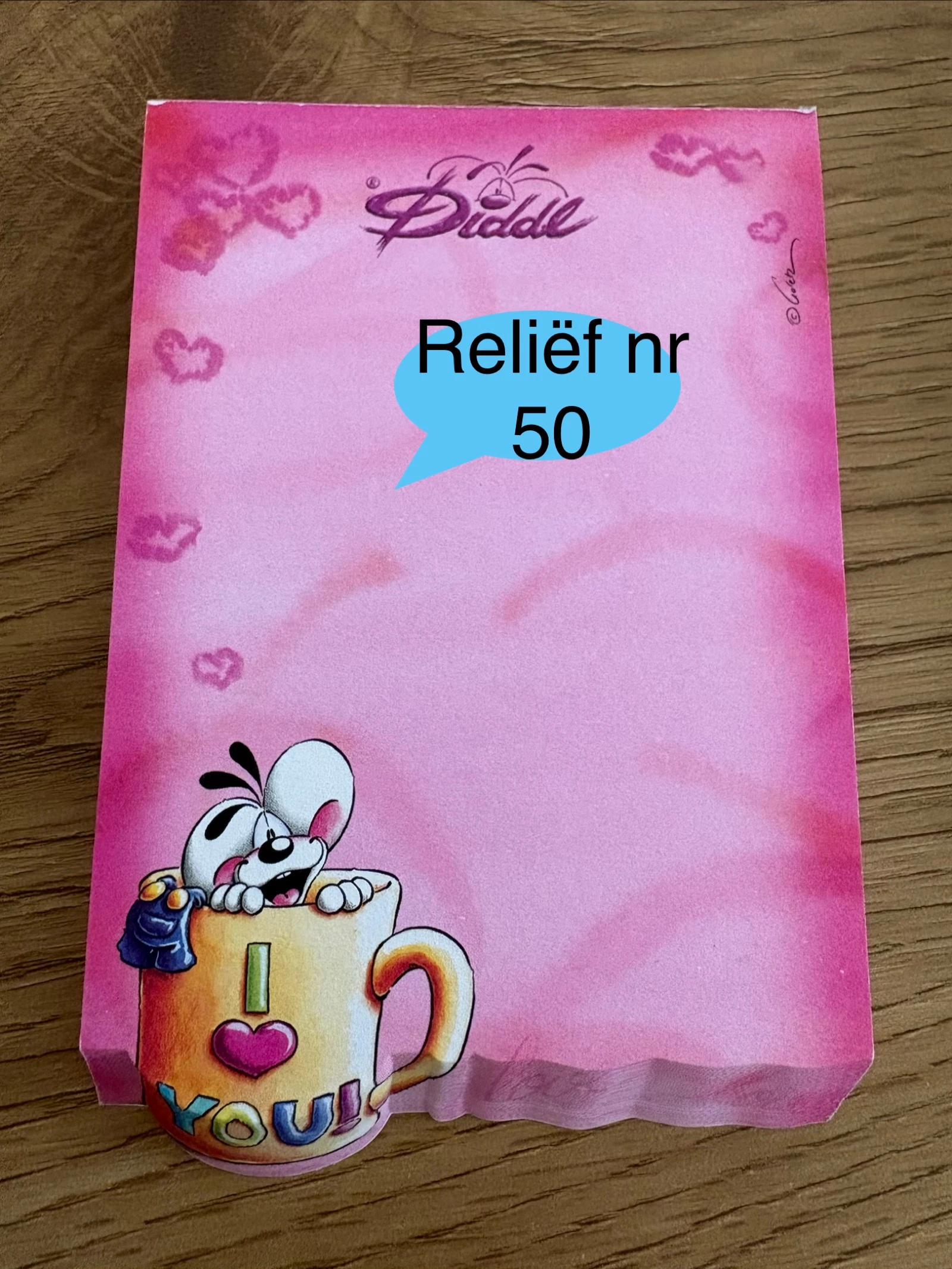 Diddl reliëf nr 50